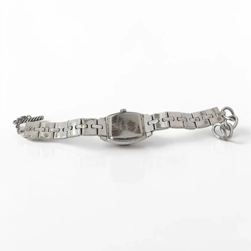Brighton Toledo Vintage Ornate Silver Bracelet Watch Toggle Clasp Quartz 7-8
